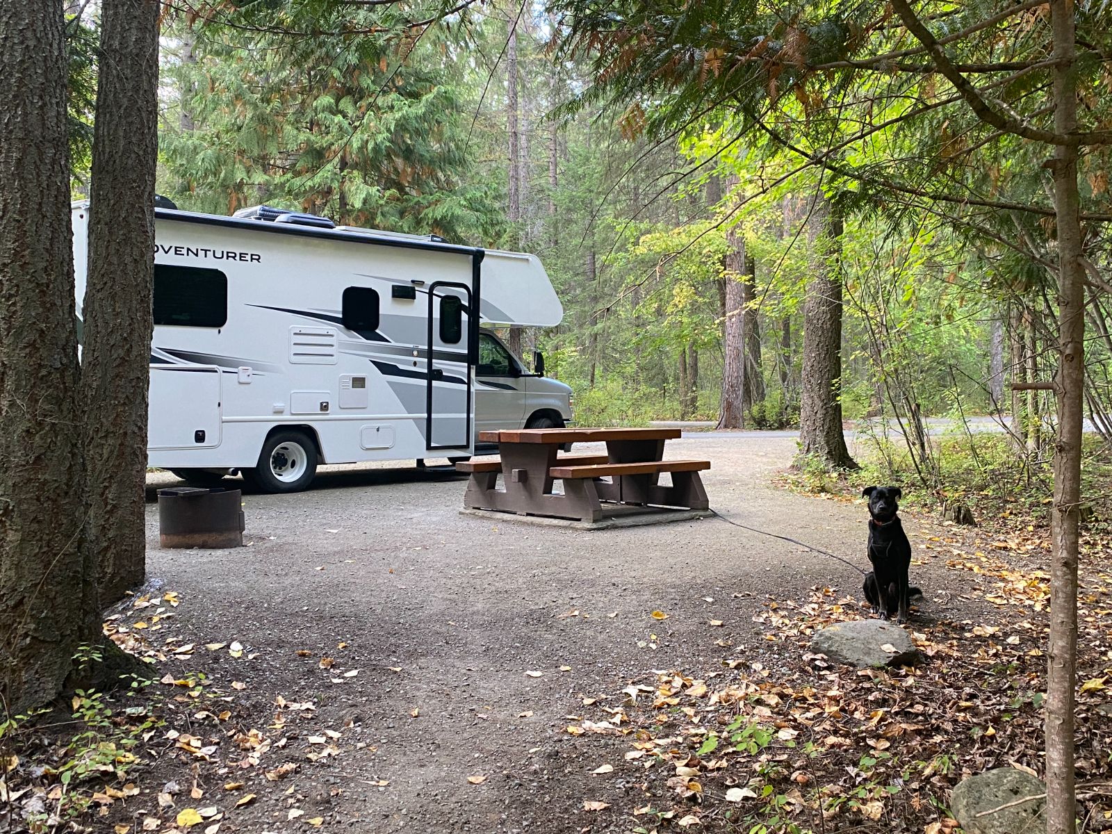 C-Large Camper Fraserway Slide Out Yahk Provincial Park BC Canada