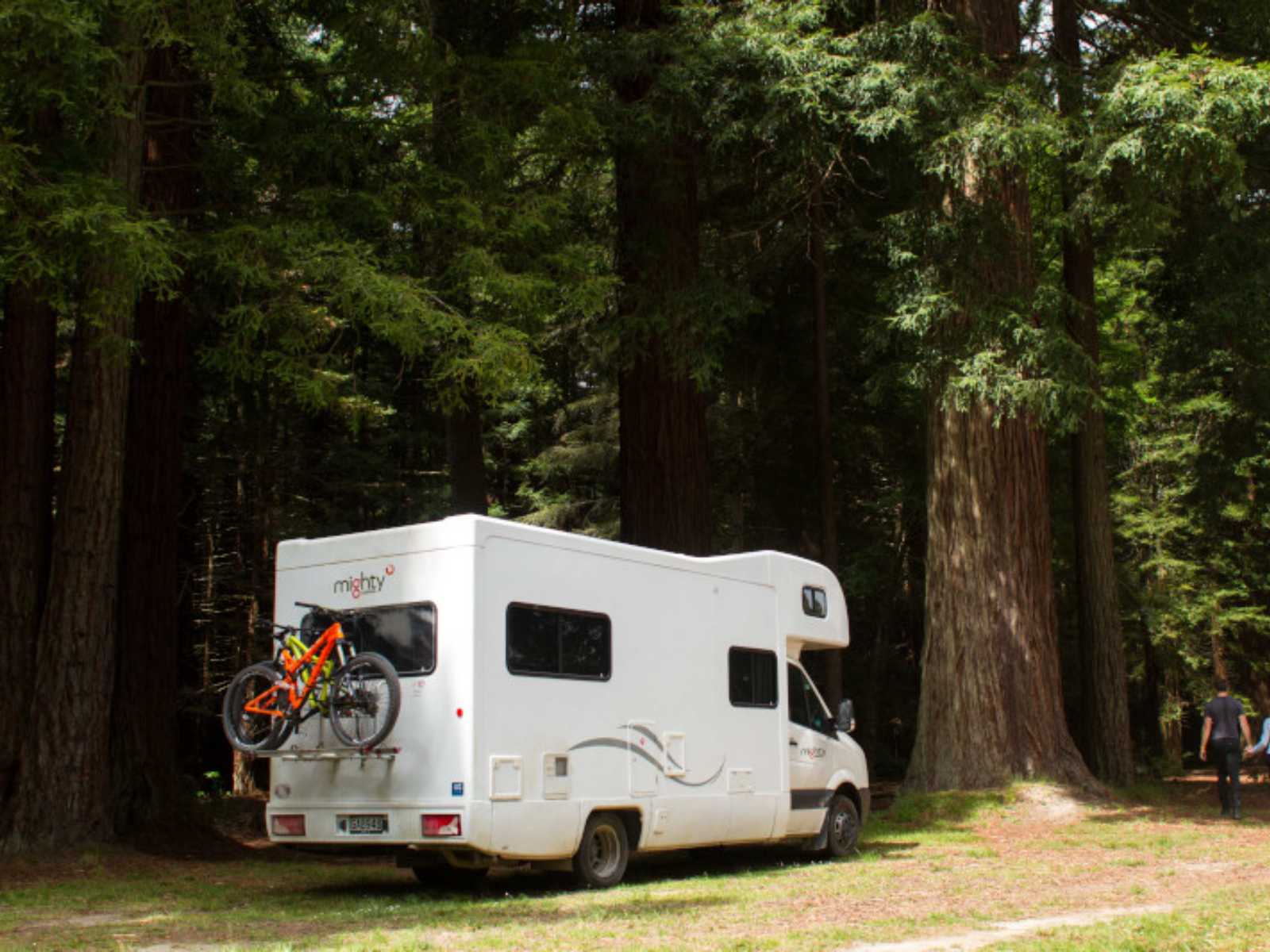 4 Berth Double Up Mighty Campers NZ Exterior Fietsen