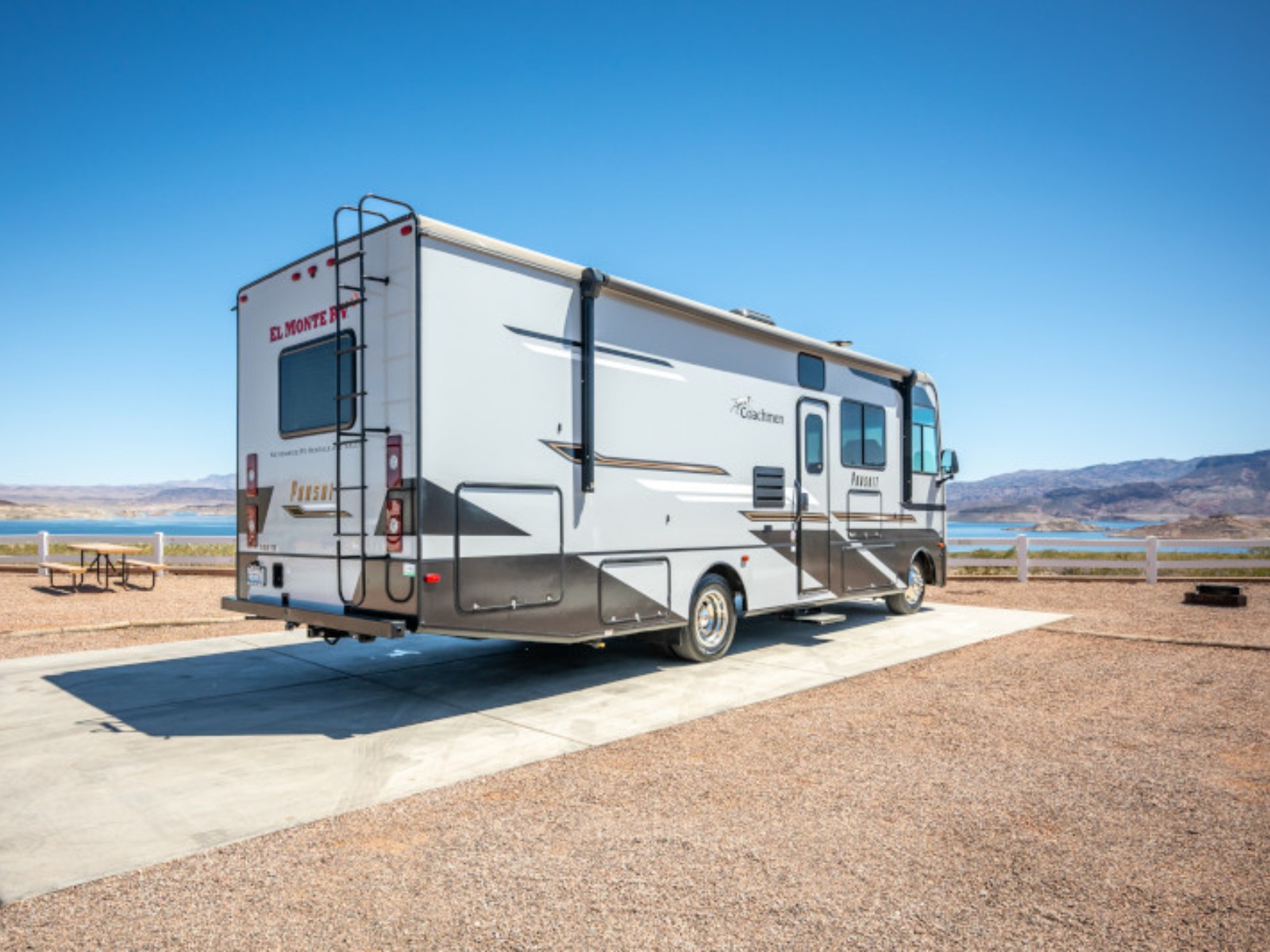 El Monte Class A Luxury Sleeper RV Exterior AF 11