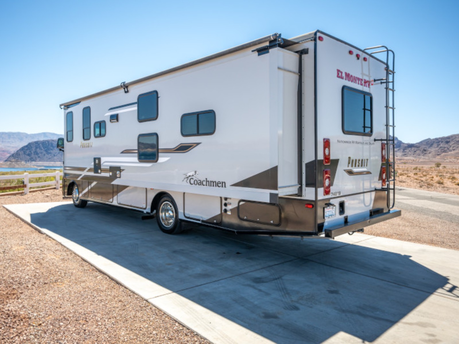 El Monte Class A Luxury Sleeper RV Exterior AF 15