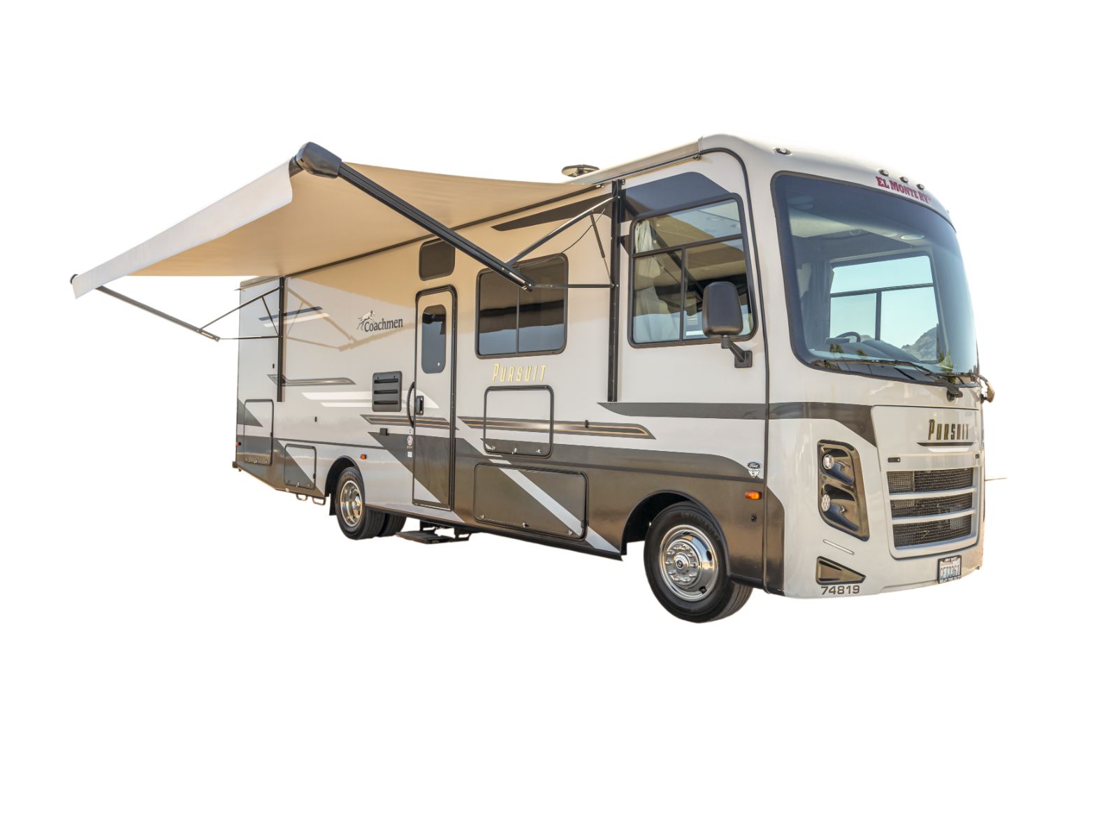 El Monte, Class A Luxury Sleeper Camper Met Luifel